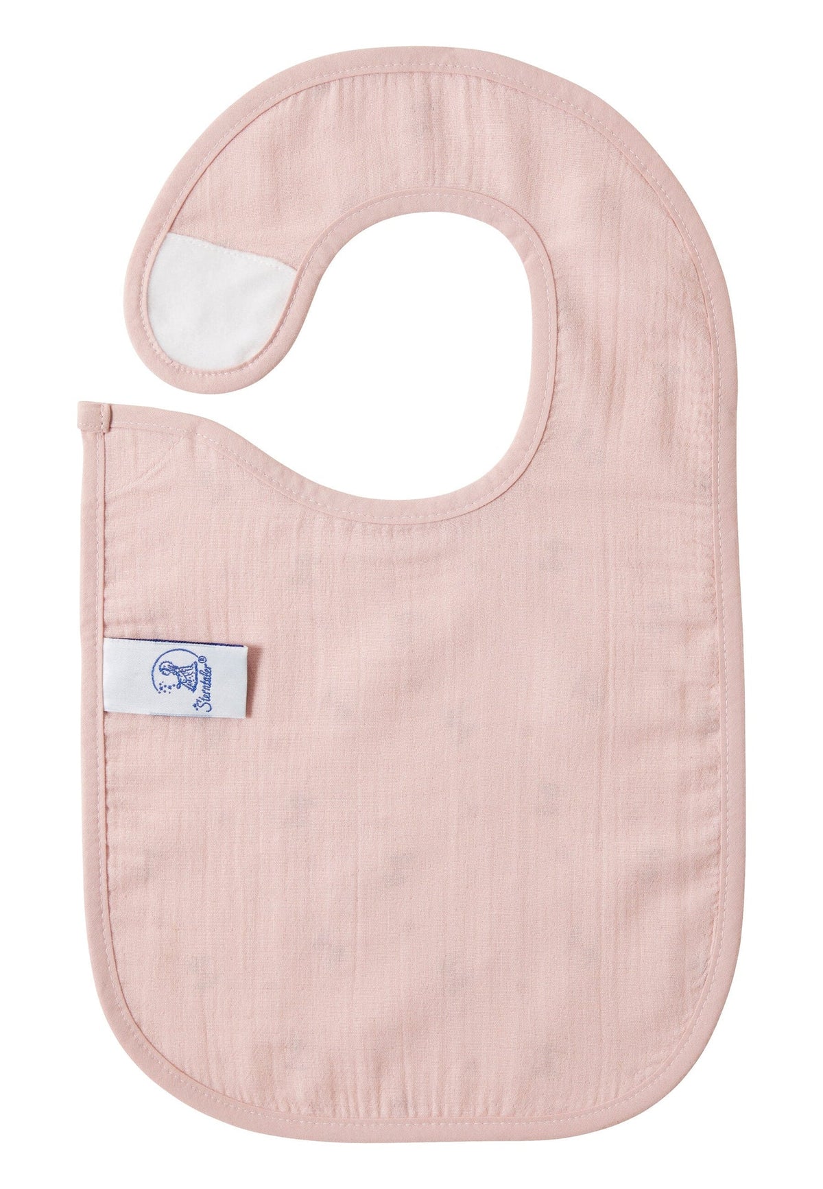Bavoir Âne Emmi Girl en mousseline - rose – vue 2