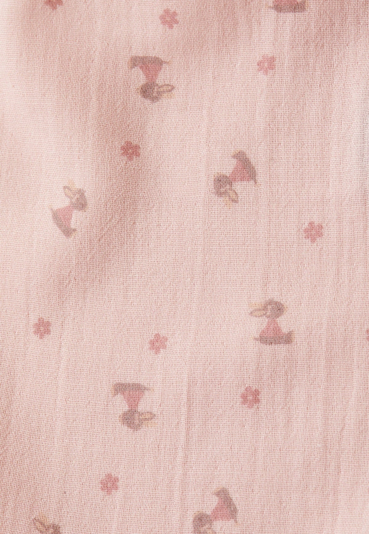 Bavoir Âne Emmi Girl en mousseline - rose – vue 4