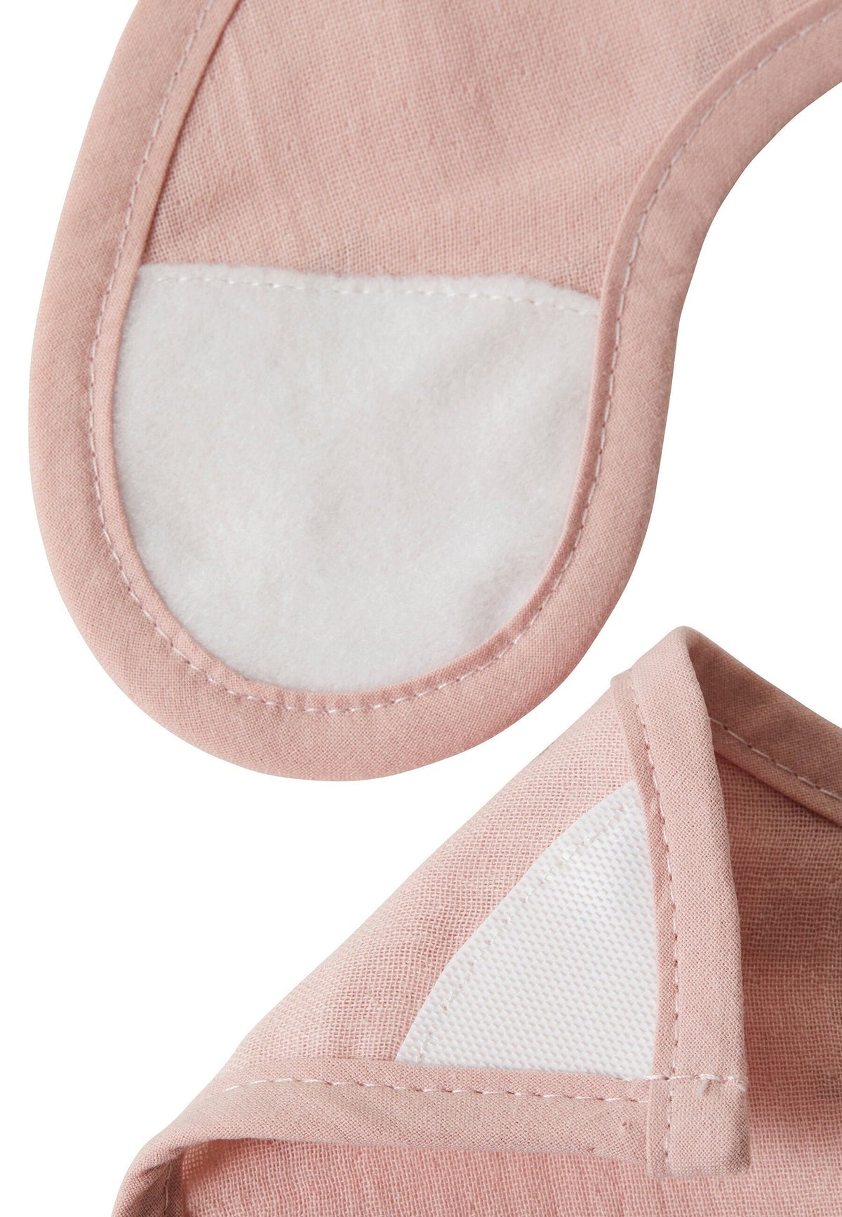 Bavoir Âne Emmi Girl en mousseline - rose – vue 5