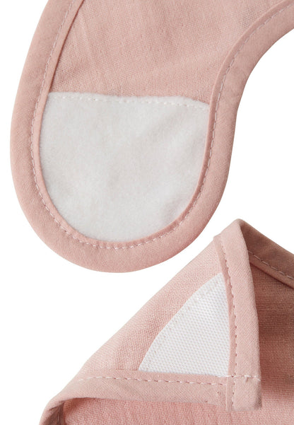 Bavoir Âne Emmi Girl en mousseline - rose – vue 5