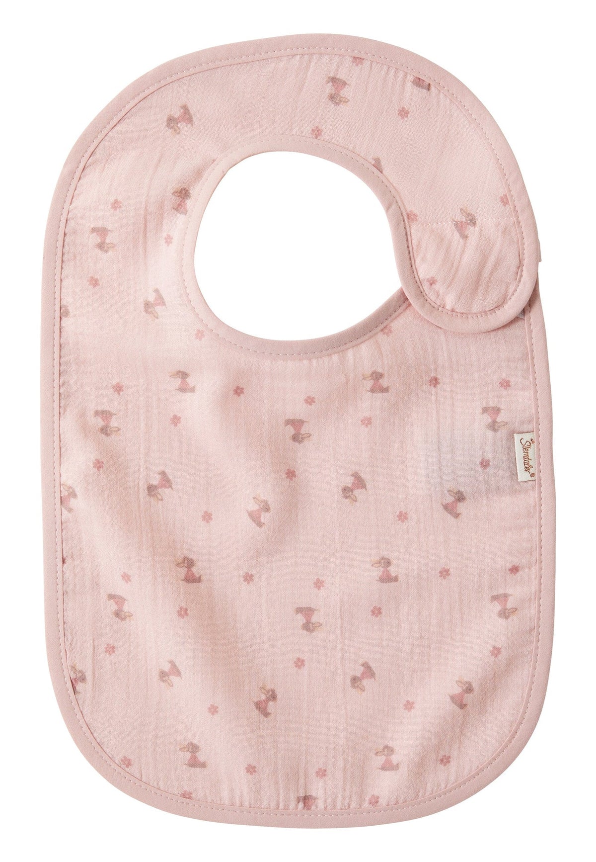 Bavoir Âne Emmi Girl en mousseline - rose