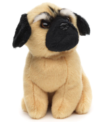 Peluche carlin assis