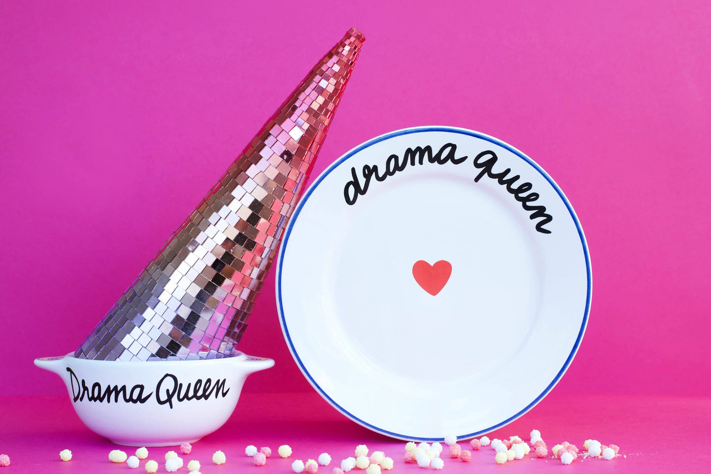 Assiette LA FAMILLE S'ÉCLATE - Drama Queen