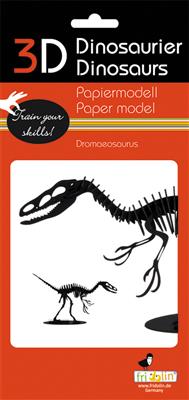 Modèle En Papier 3D - Dromaeosaure