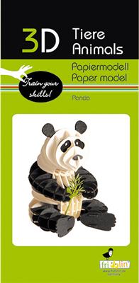Modèle En Papier 3D - Panda