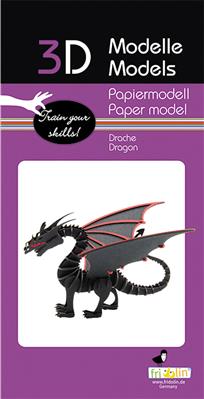 Modèle En Papier 3D - Dragon