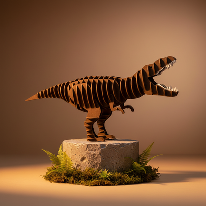 Modèle En Papier 3D - T-Rex