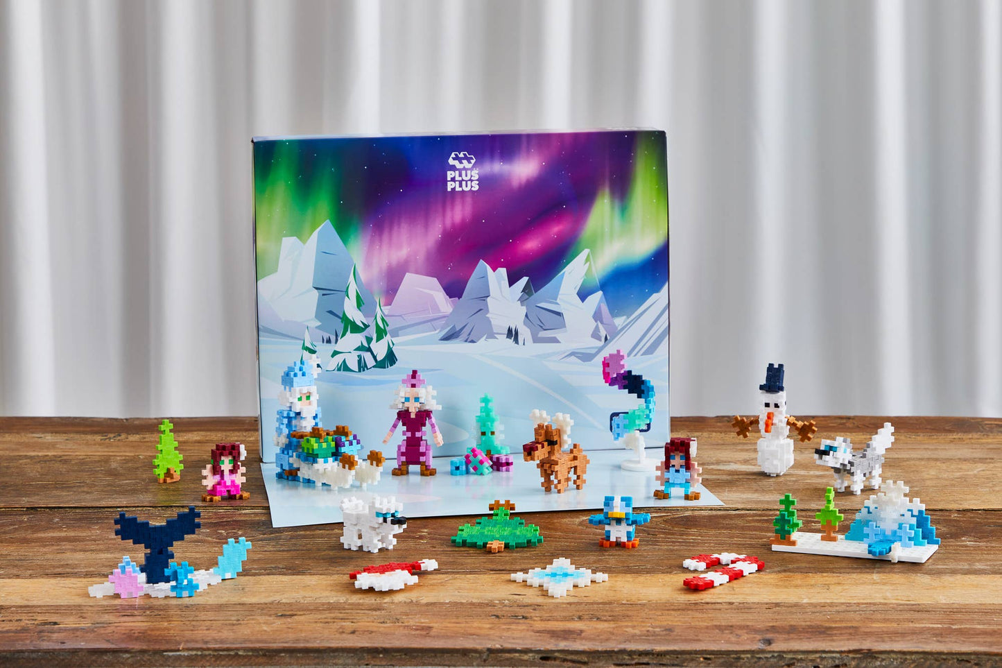 Calendrier de l'Avent PLUS PLUS "Aurores boréales" 600p