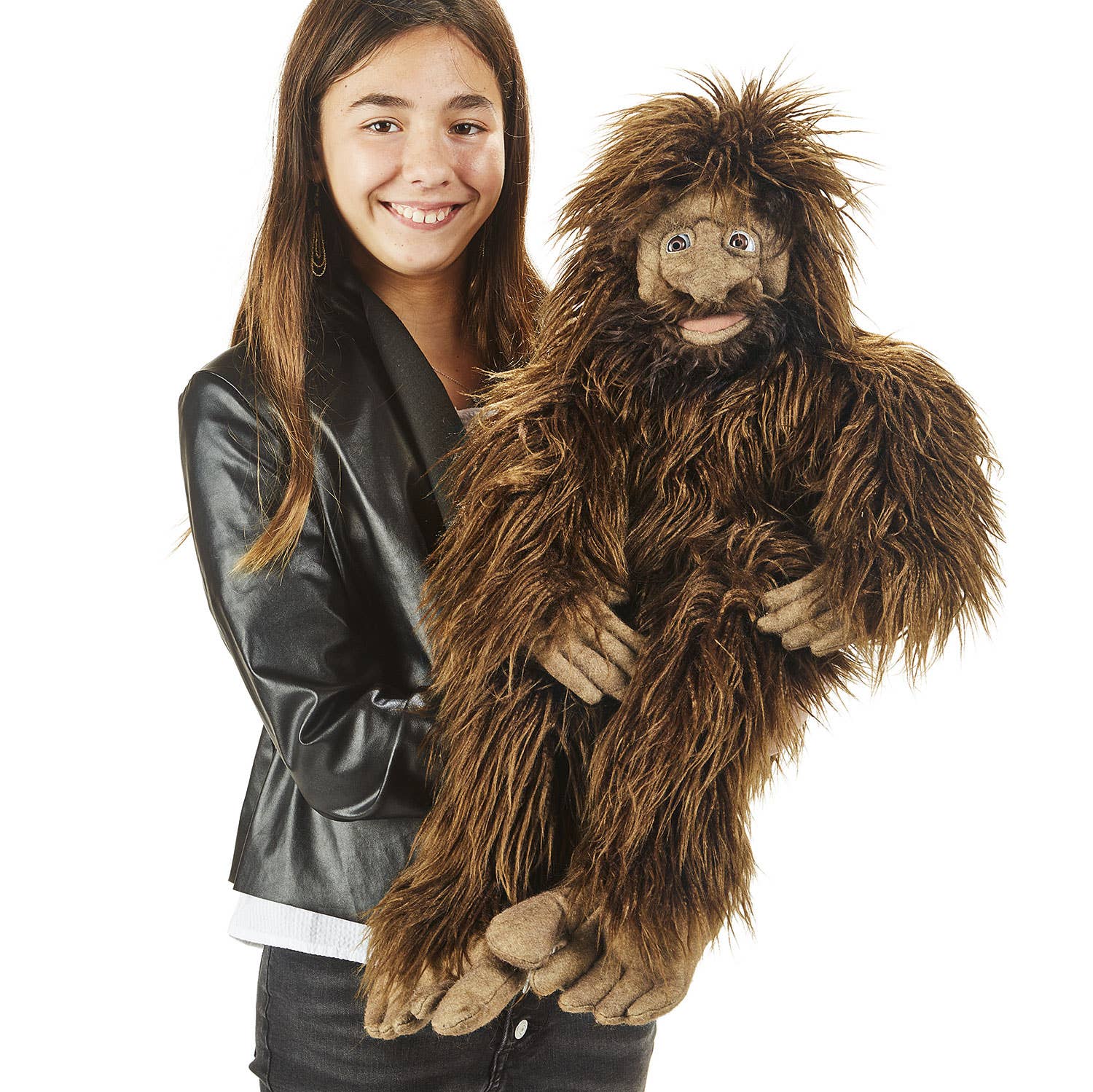 Marionnette à main Bigfoot 3180/ Sasquatch Folkmanis réaliste