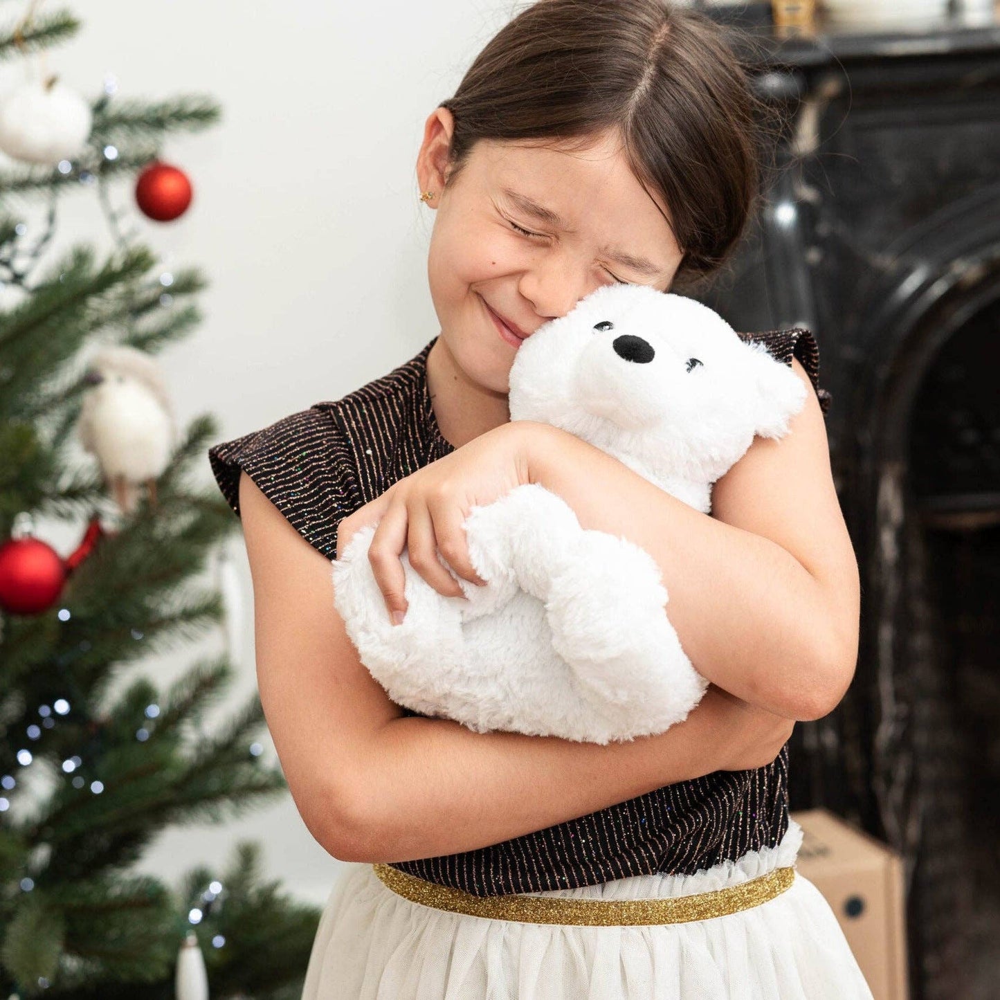 Bouillotte Peluche Warmies Ours polaire