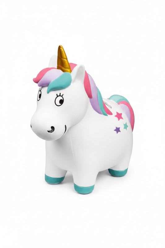 Petits cadeaux: TIRELIRE LICORNE, dans une boîte cadeau 13x15x8cm