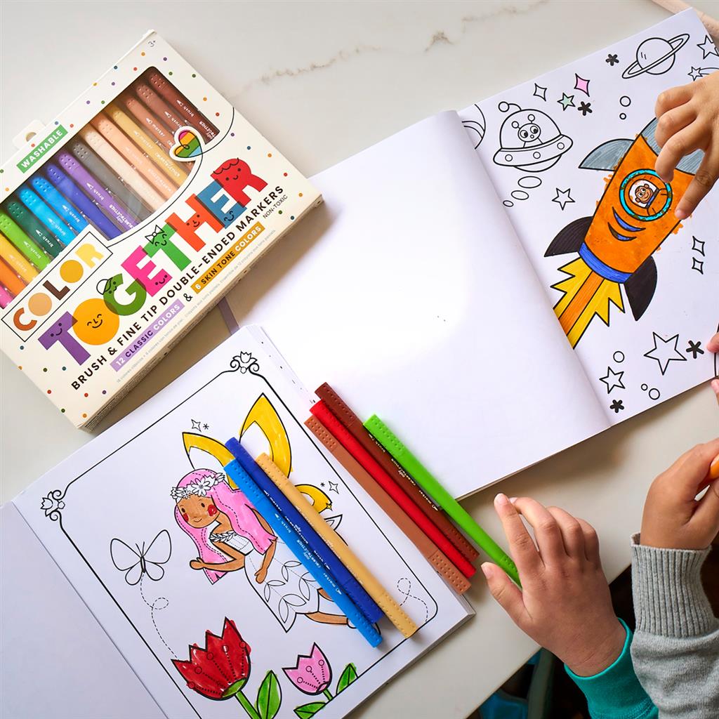 Set de 18 Feutres Multicolores