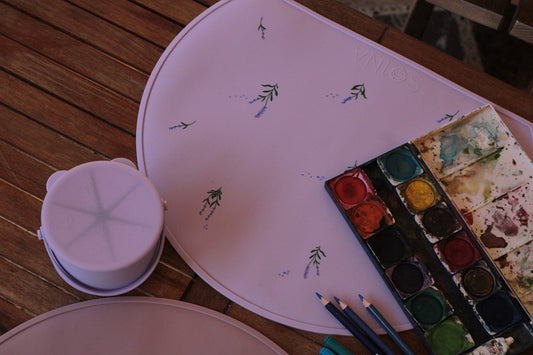 Set de table en silicone Lavandes - Violet
