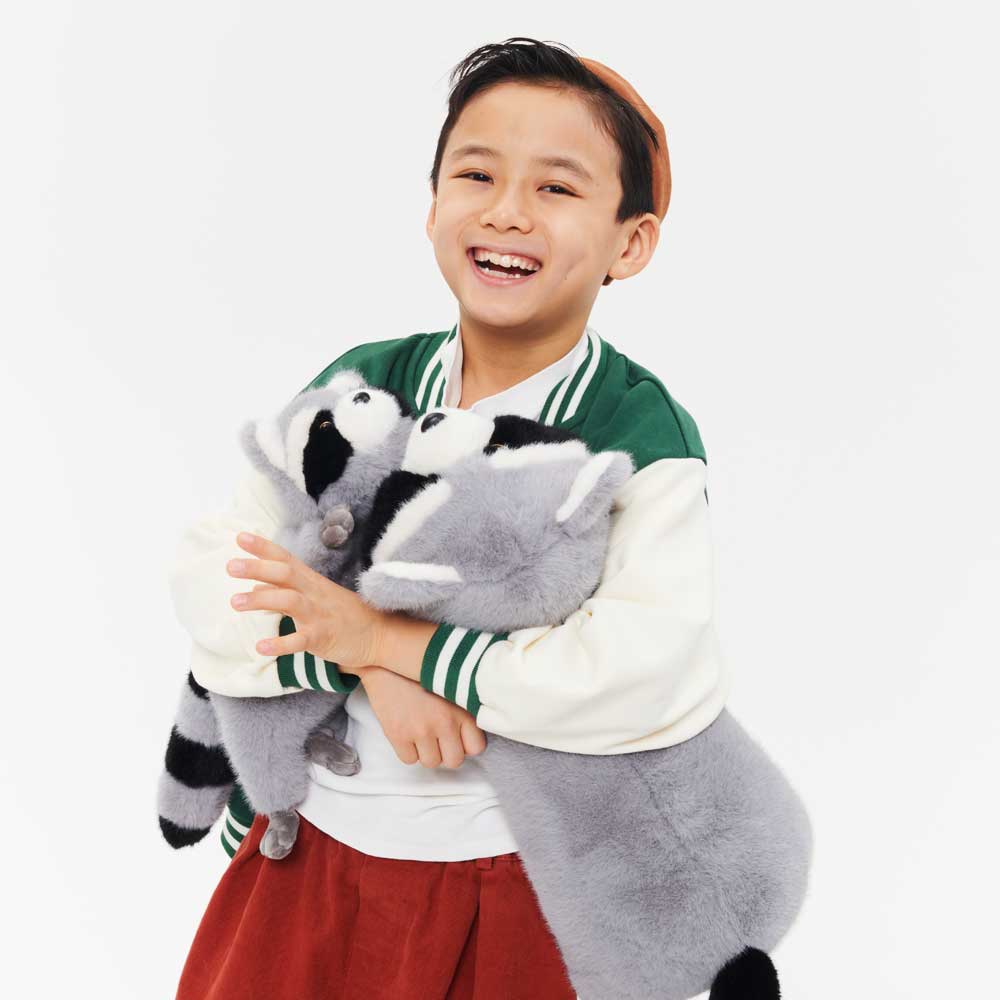 Peluche The Softest Raton laveur (38cm)