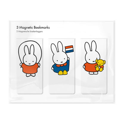 Marque-page magnétique, ensemble de 3, Miffy jouant