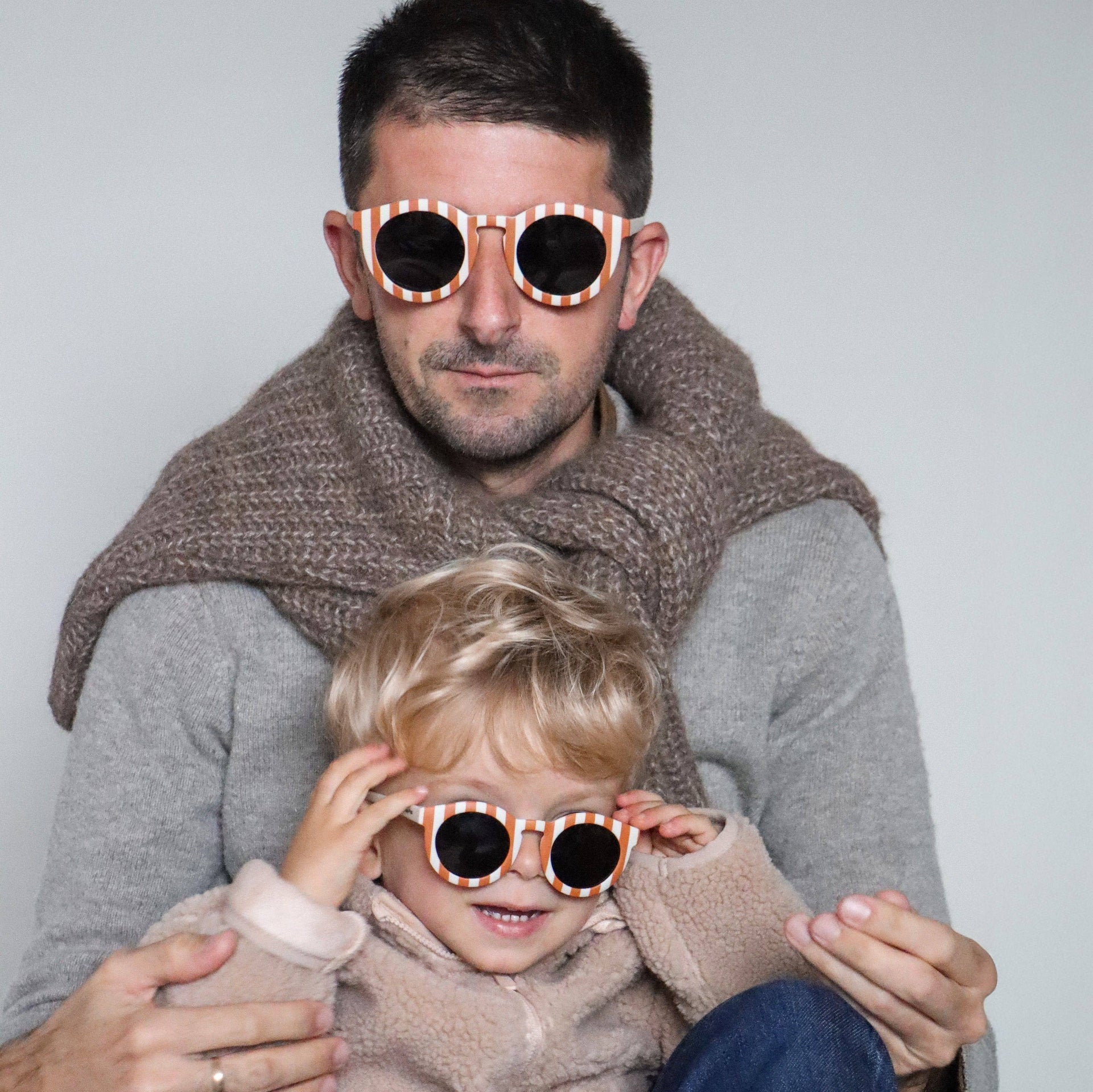 Lunettes de soleil bébé Hop'Pop – CAT 4 – Rayures