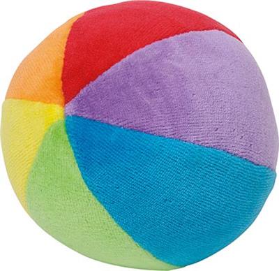 BALLON en VELOURS diam.10cm, avec hochet, 0+