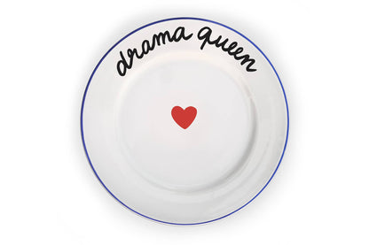 Assiette LA FAMILLE S'ÉCLATE - Drama Queen