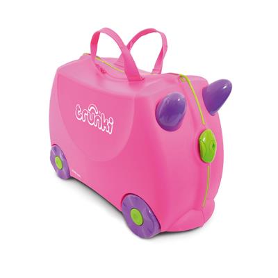 Trunki Ride-on: ROSE Trixie 46x30x21cm, emballage polyglotte, empilable, emballé à l'unité dans une boite VPC, 3+