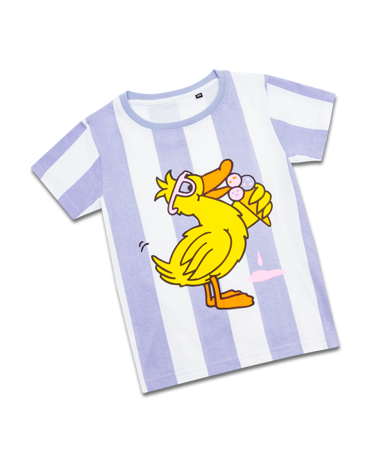 T-shirt rayé Enfant Flida le Canard avec Glaces