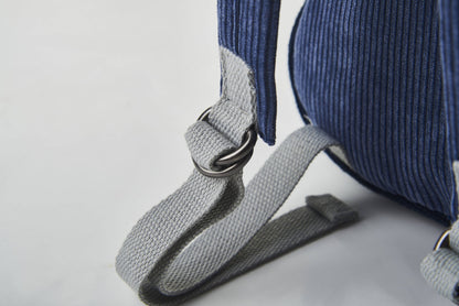 Sac à Dos Pingouin en Crochet – Bleu et Blanc