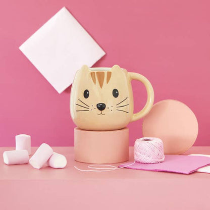 Mug Rond Chat orange