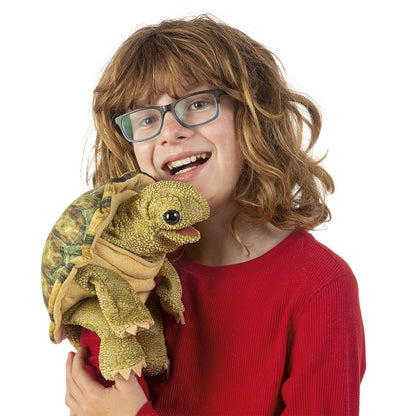 Marionnette à main Marionnette Tortue Debout Folkmanis réaliste