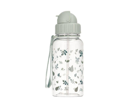 Bouteille Plastique Feuilles Couleur Sauge