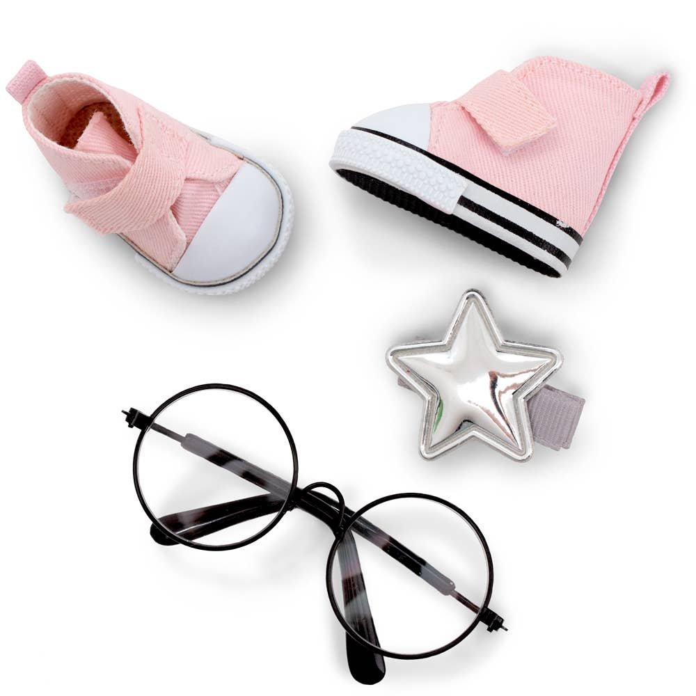 Ensemble de chaussures et d'accessoires de 20 cm