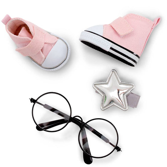 Ensemble de chaussures et d'accessoires de 20 cm