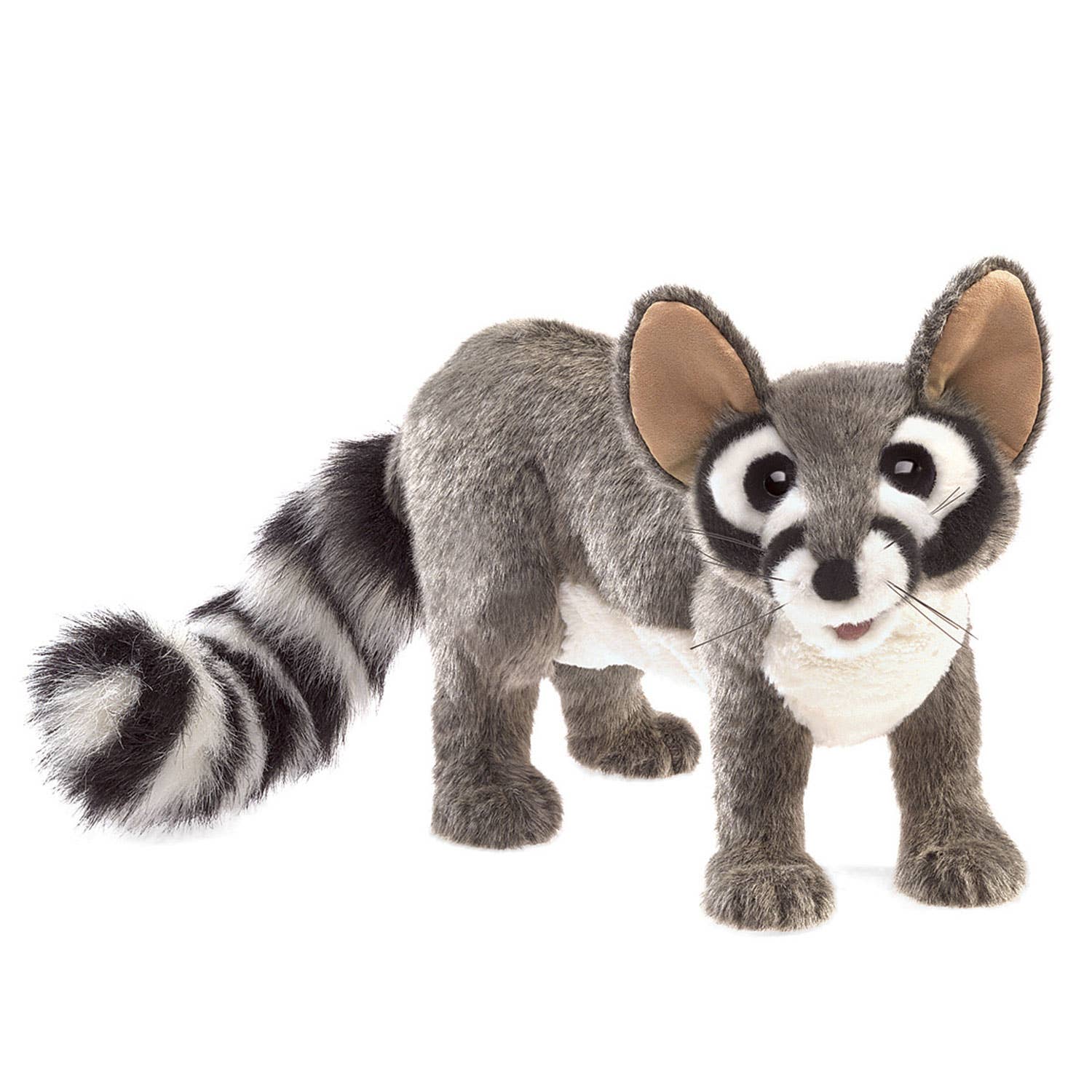 Marionnette à main Katzenfrett (famille des ratons laveurs) 3122/ Ringtail Cat Folkmanis réaliste