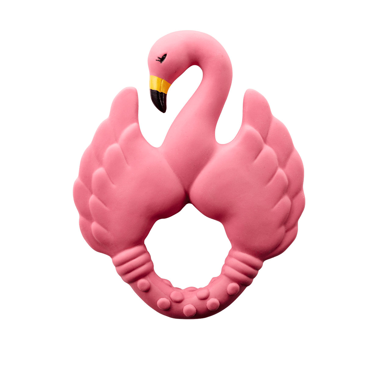 Anneau de Dentition Flamant Rose Natruba