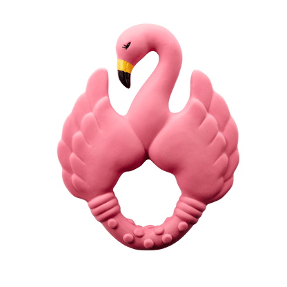 Anneau de Dentition Flamant Rose Natruba