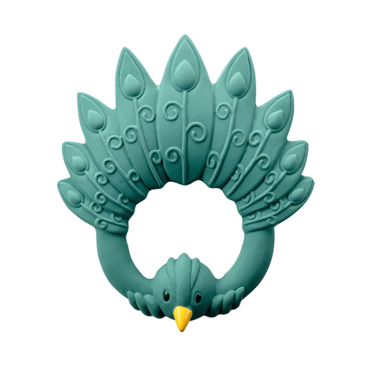 Anneau de Dentition Paon Vert Natruba