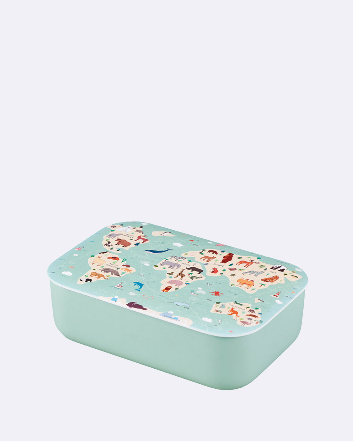 Bioloco Plant Classic Lunchbox - Carte des Animaux