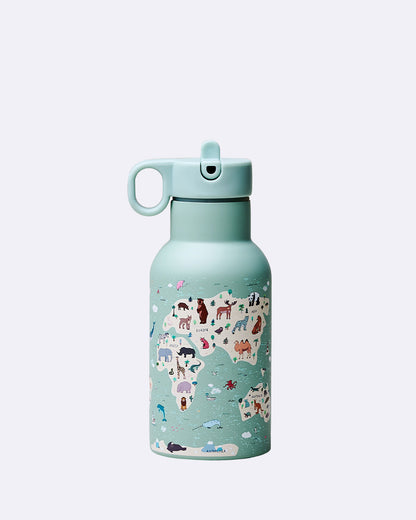 Bioloco Sky Bouteille pour Enfants - Carte des Animaux