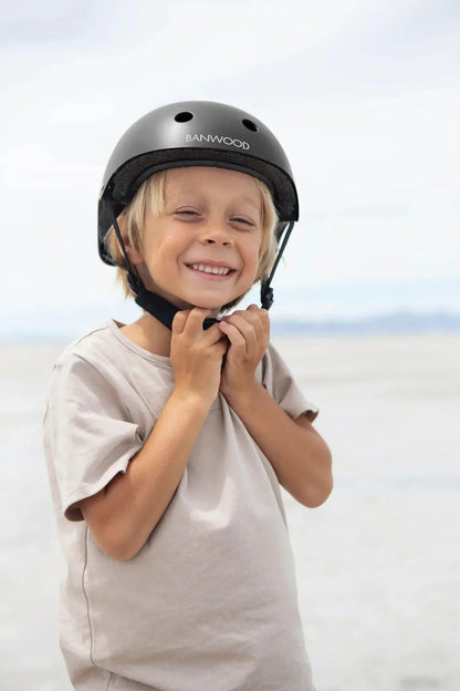 casque enfant noir mat banwood
