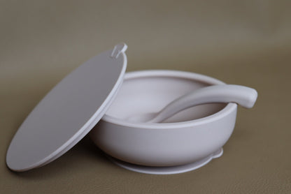 Tazón de taza de succión (+tapa y cuchara) de Lille Vilde