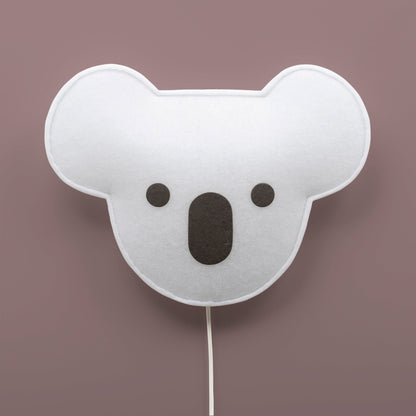 Máscara de koala de luz suave de luz