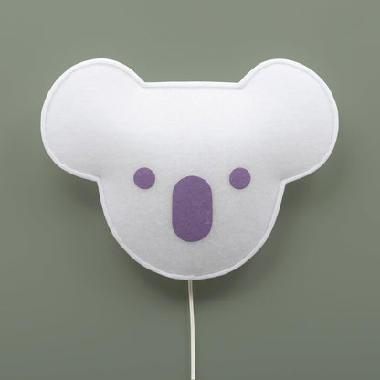 Máscara de koala de luz suave de luz
