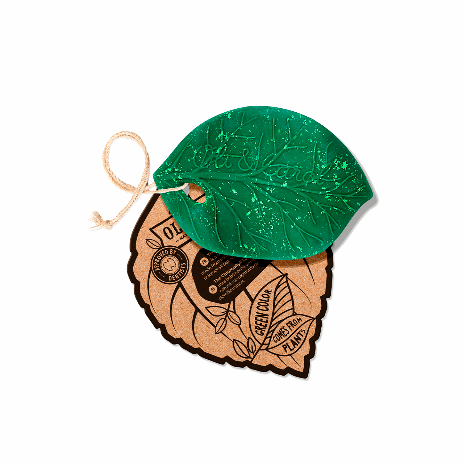 Feuille Chlorophyll – Jouet de dentition bébé – vue produit 3