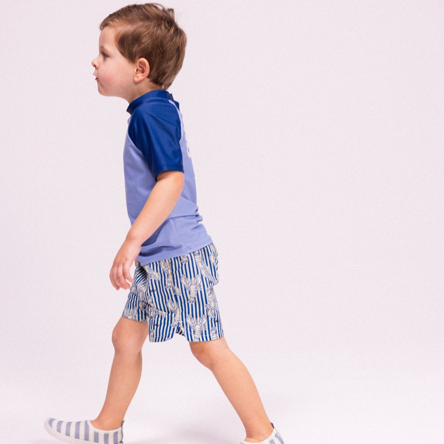 Kids Water Shoes - Blue/White - Lobster Ray - Size 19-29
