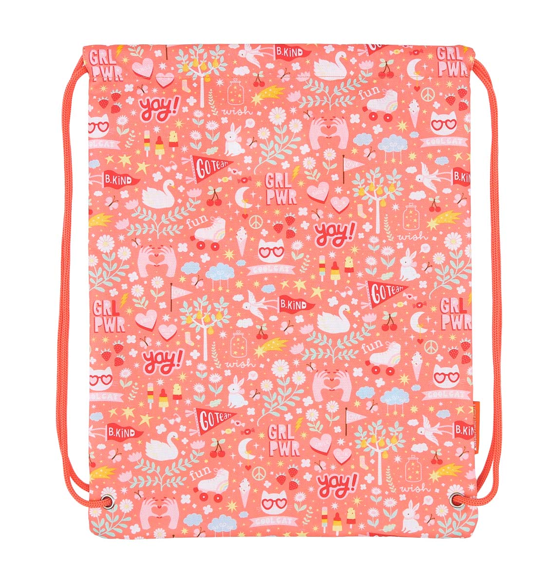 Sac à cordons enfant - Fun – vue 4 – A Little Lovely Company