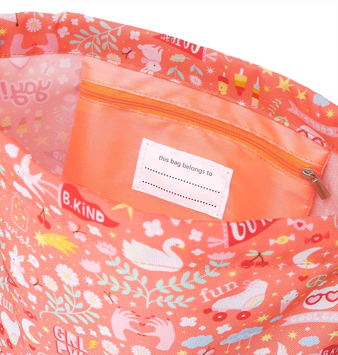 Sac à cordons enfant - Fun – vue 5 – A Little Lovely Company