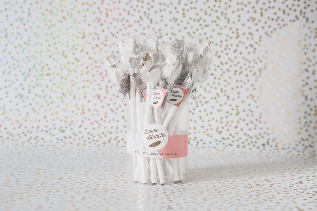 Witte dame potlood