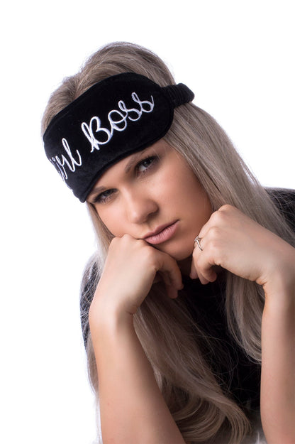 Velours Masque de sommeil – fille Boss