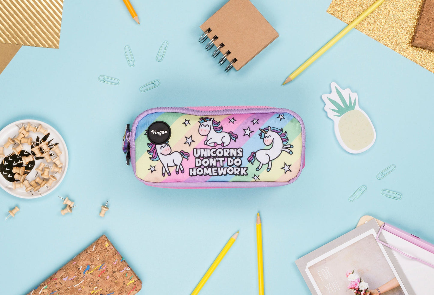 Licorne & Homework Trousse scolaire