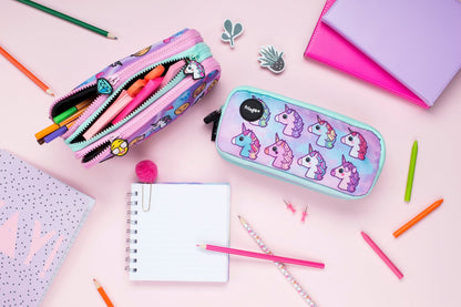 Pastel licornes Trousse scolaire