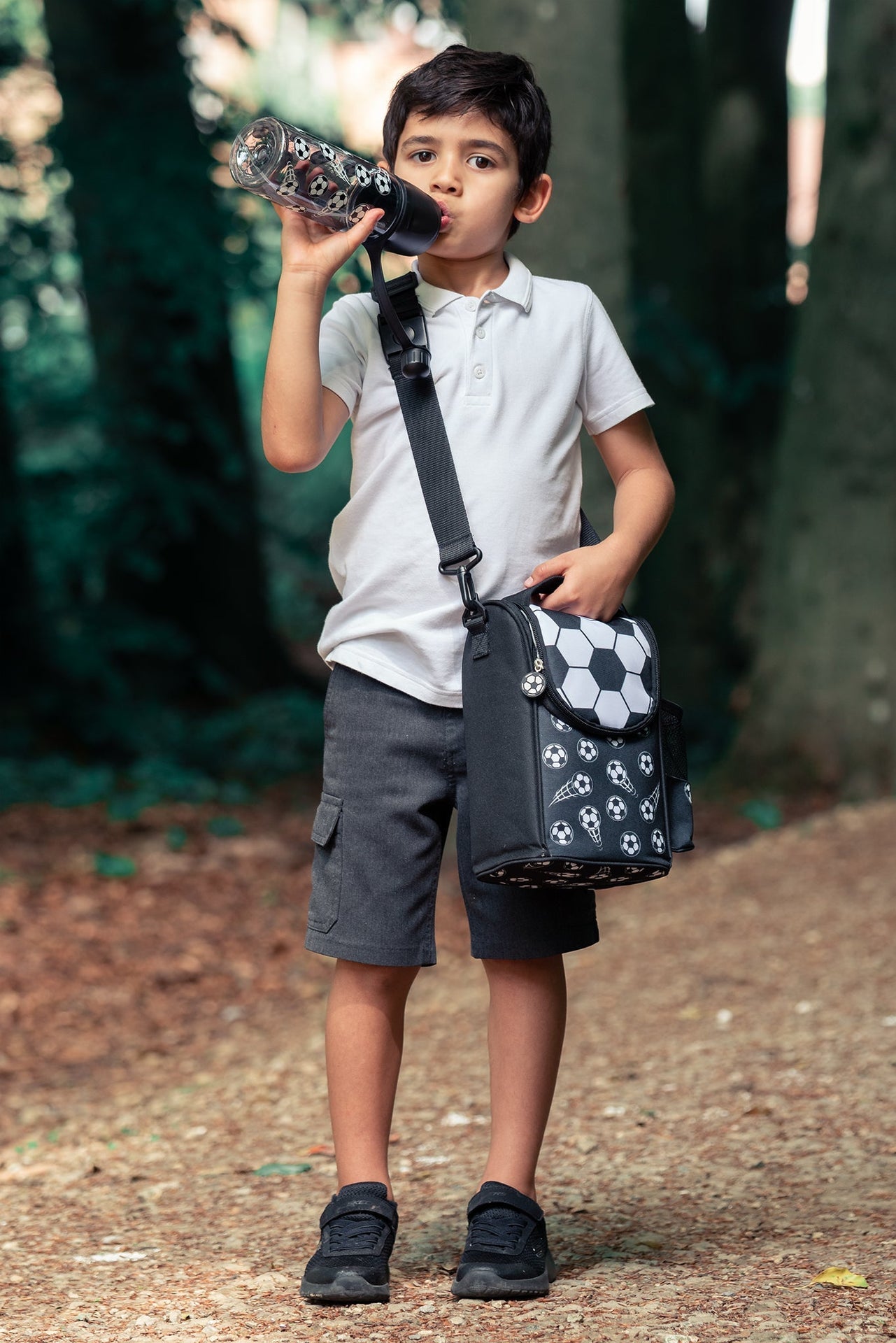 Strap Sacs repas – football noir