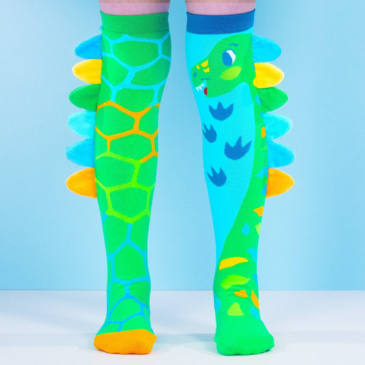 GREEN ROAR DINOSAUR SOCKS